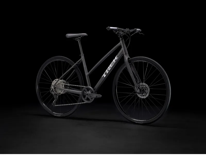 Trek FX 3 Disc Stagger Womens Hybrid Bike in Black